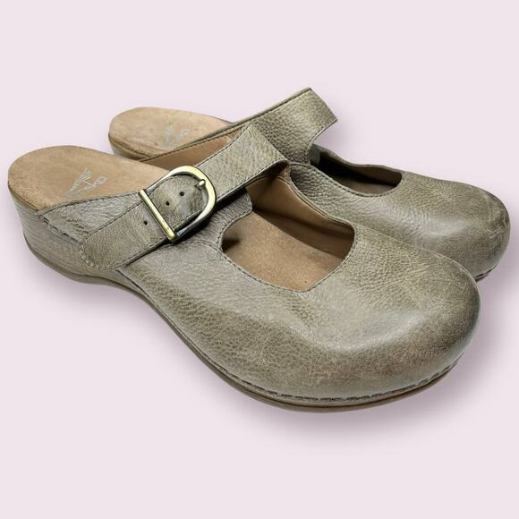 Dansko Mary Jane Mule Clogs - Picture 1 of 7